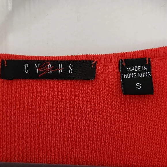 Cyrus Orange Flare Sleeve Sweater - Picture 12 of 13